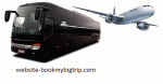 Flight , hotel , busses